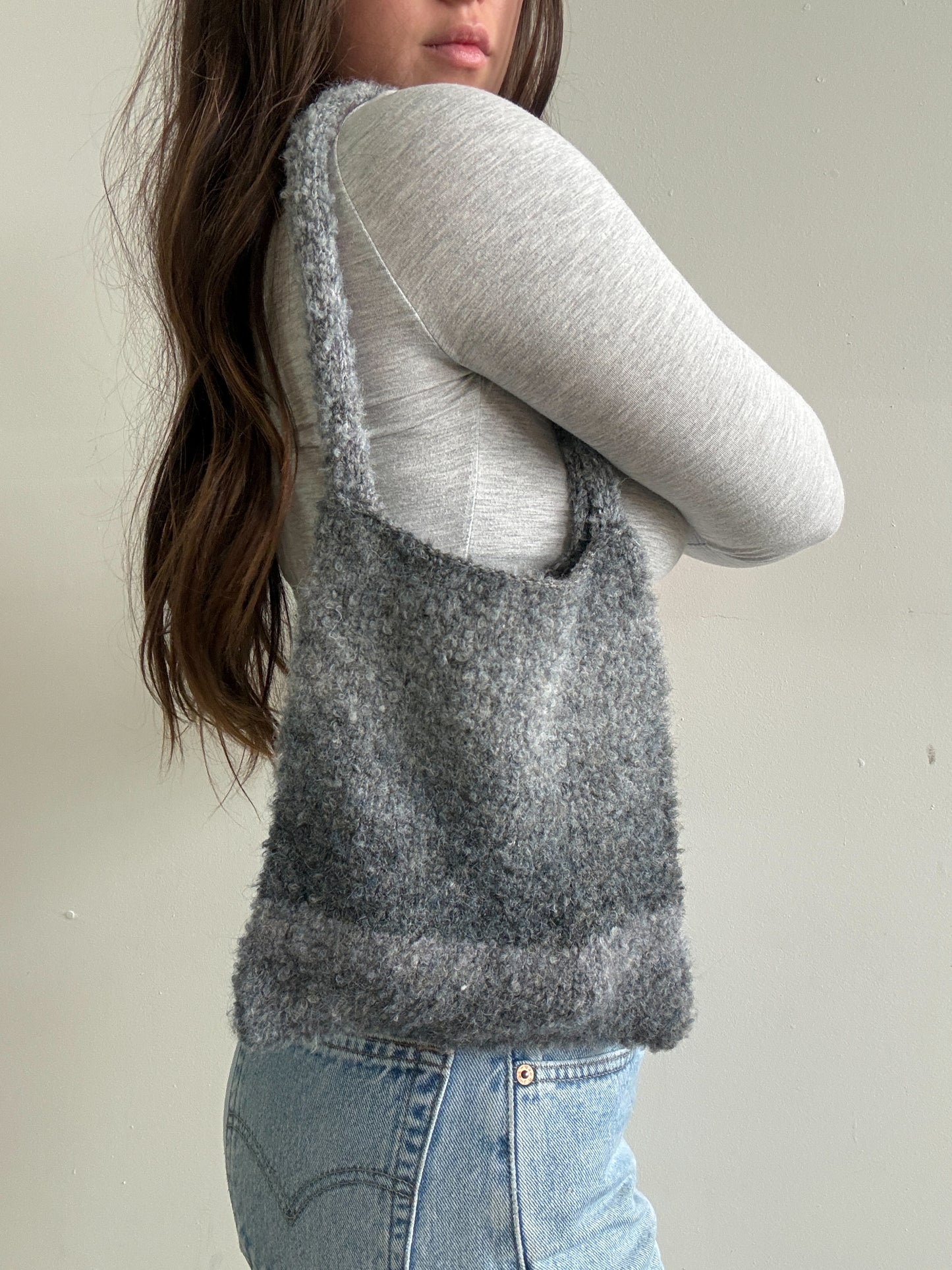 Keeping Knit Casual Crochet Tote