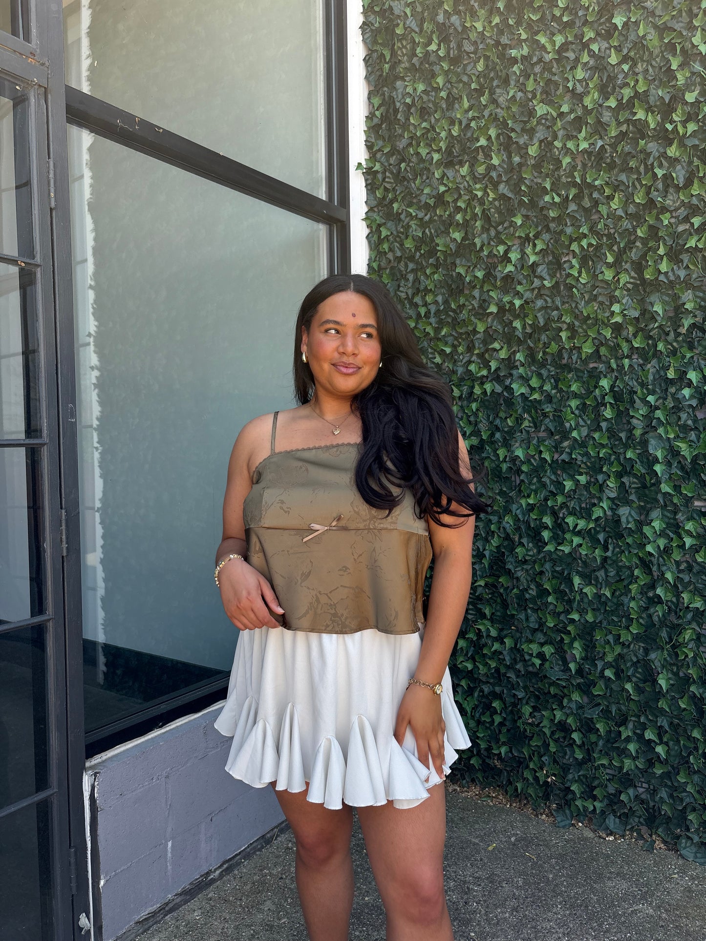 CURVY Dixie Cropped Cami