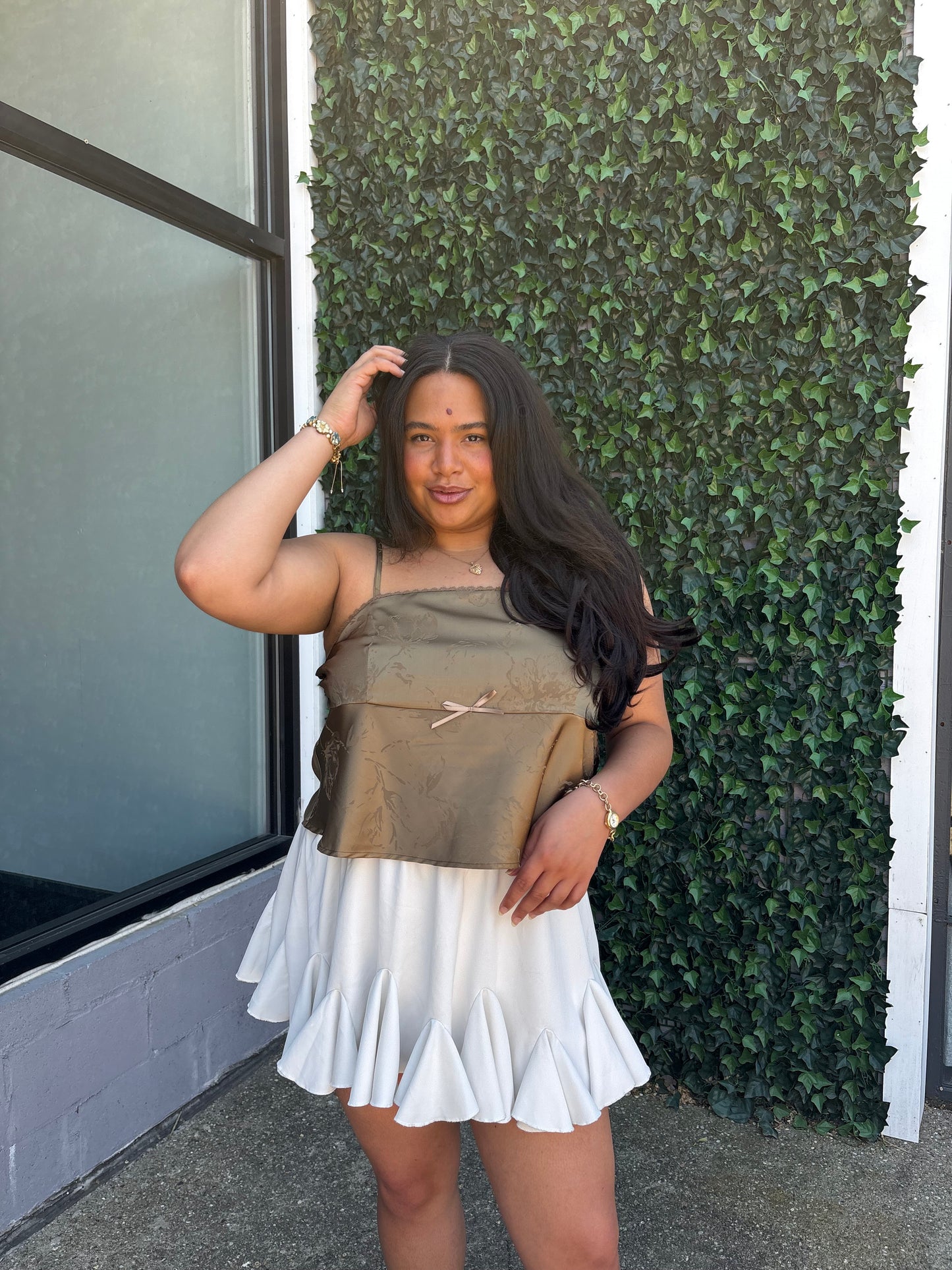 CURVY Dixie Cropped Cami