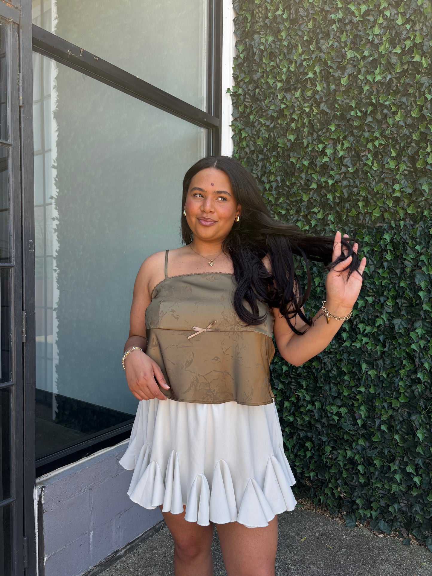CURVY Dixie Cropped Cami