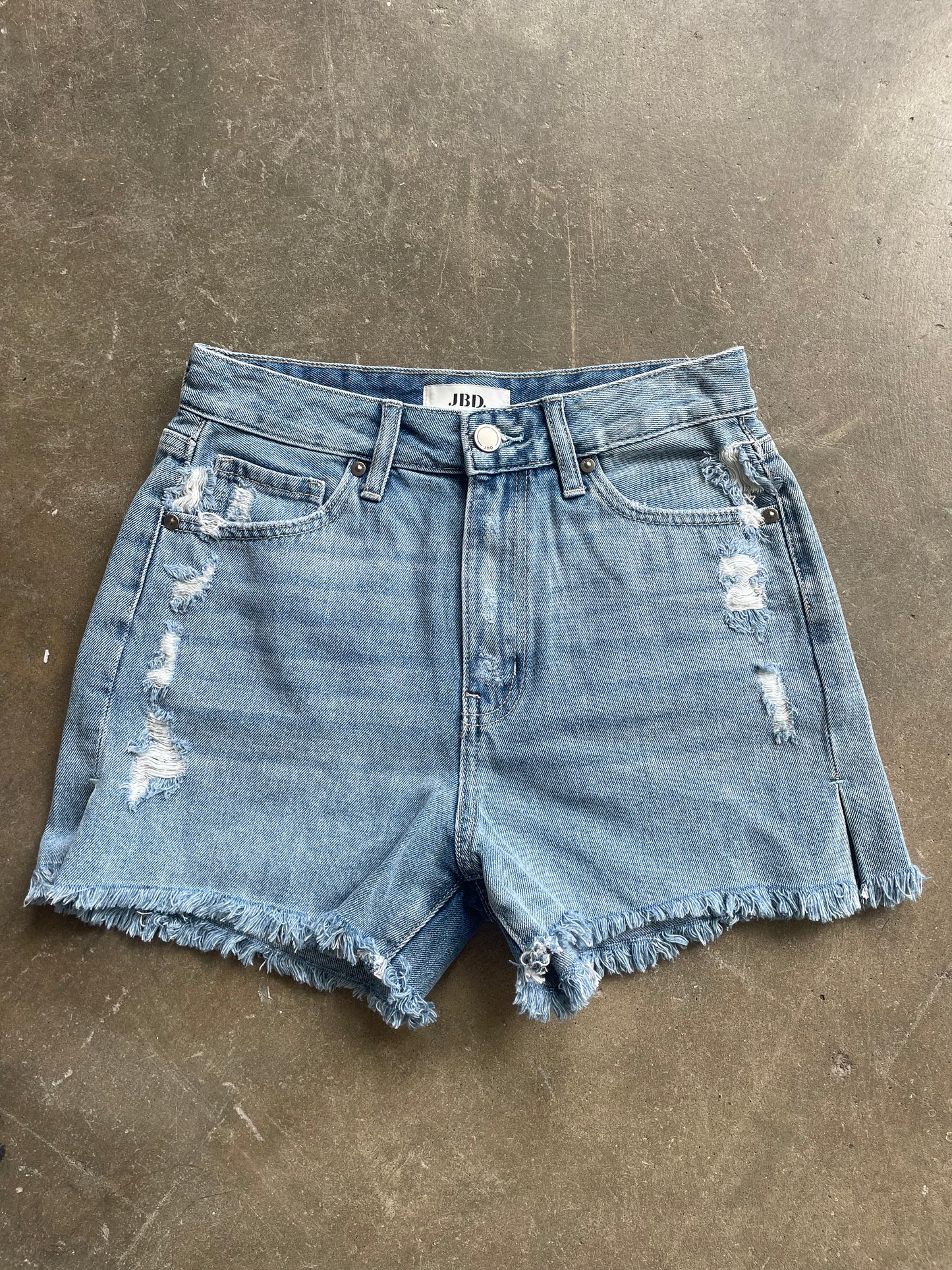 High Waist Denim Shorts
