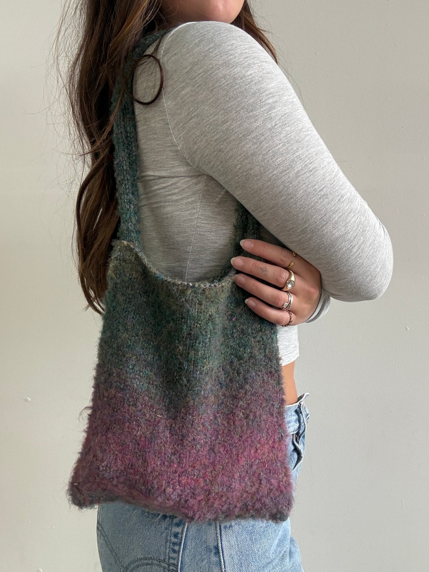 Keeping Knit Casual Crochet Tote
