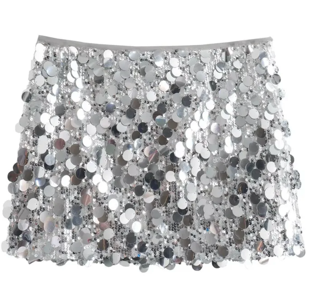 Santorini Sequin Mini Skirt