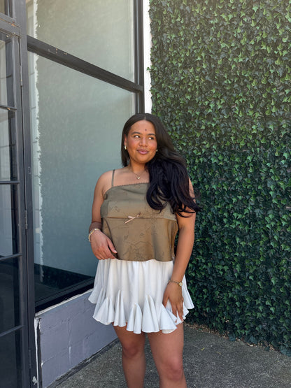 CURVY Dixie Cropped Cami