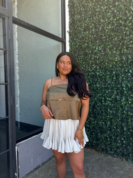 CURVY Dixie Cropped Cami