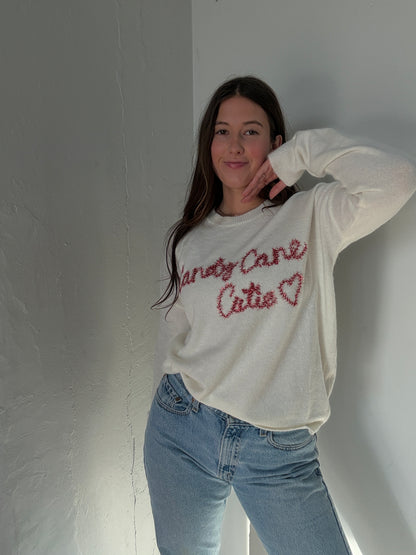 Candy Cane Cutie Christmas Sweater