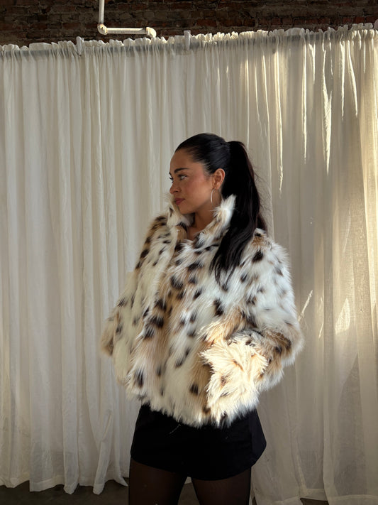 High Standards Faux Fur Coat