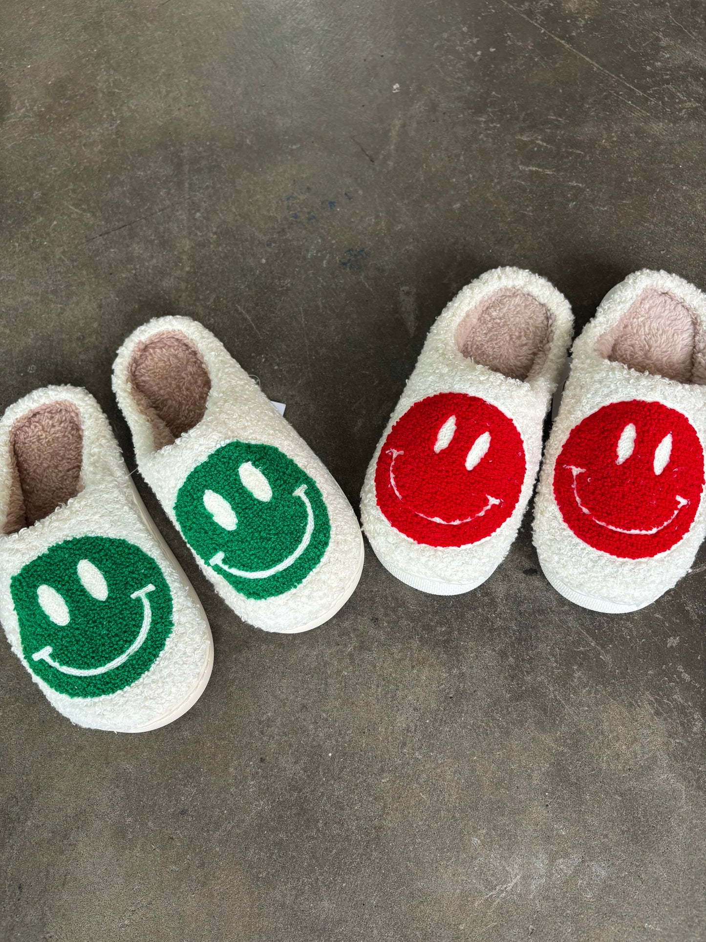 Dream Plans Smiley Slippers