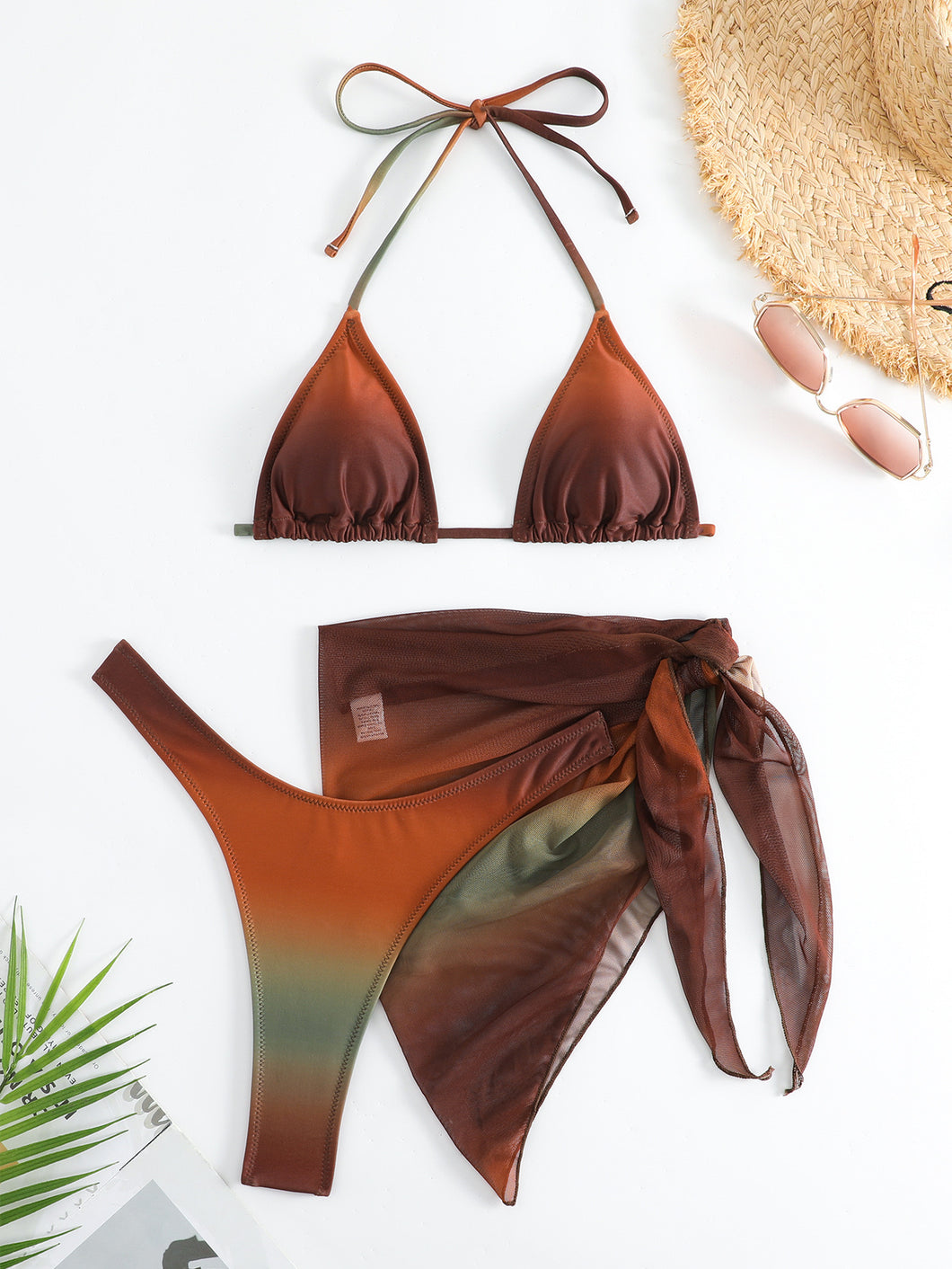 Venice Beach Gradient Bikini Set