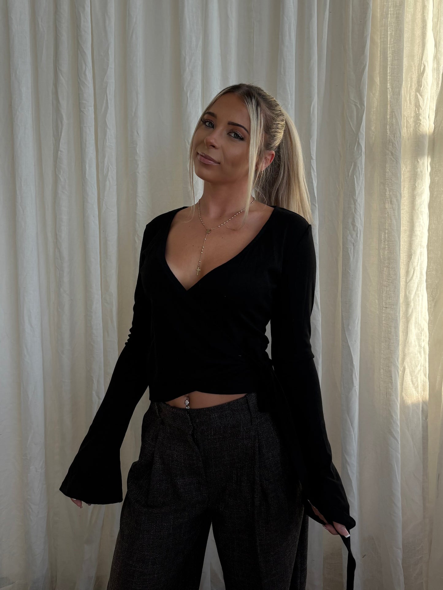 Pilates Princess Wrap Top