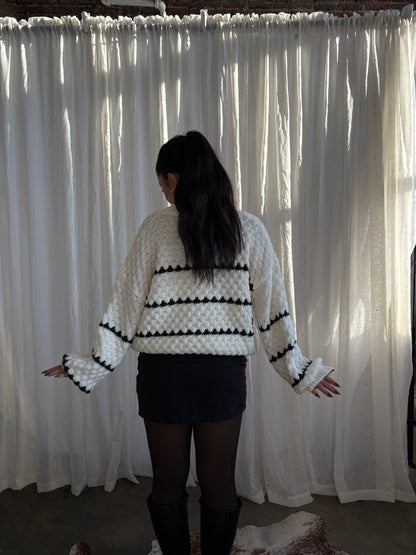 Snow Day Sweater - White