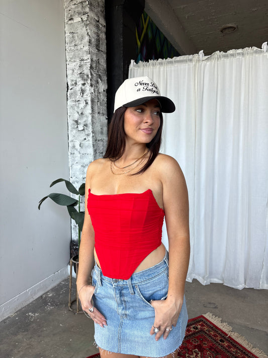 Game Day Mesh Corset