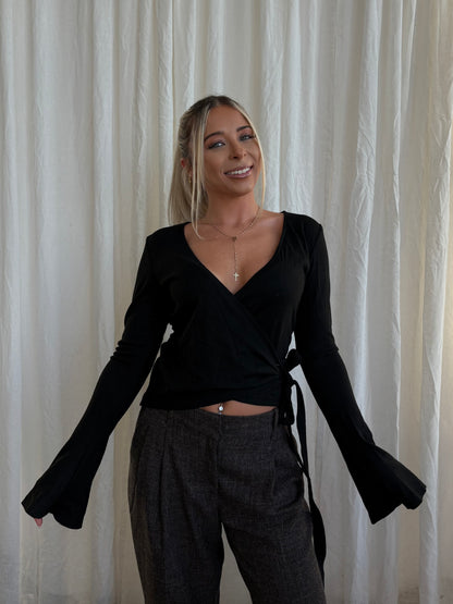 Pilates Princess Wrap Top