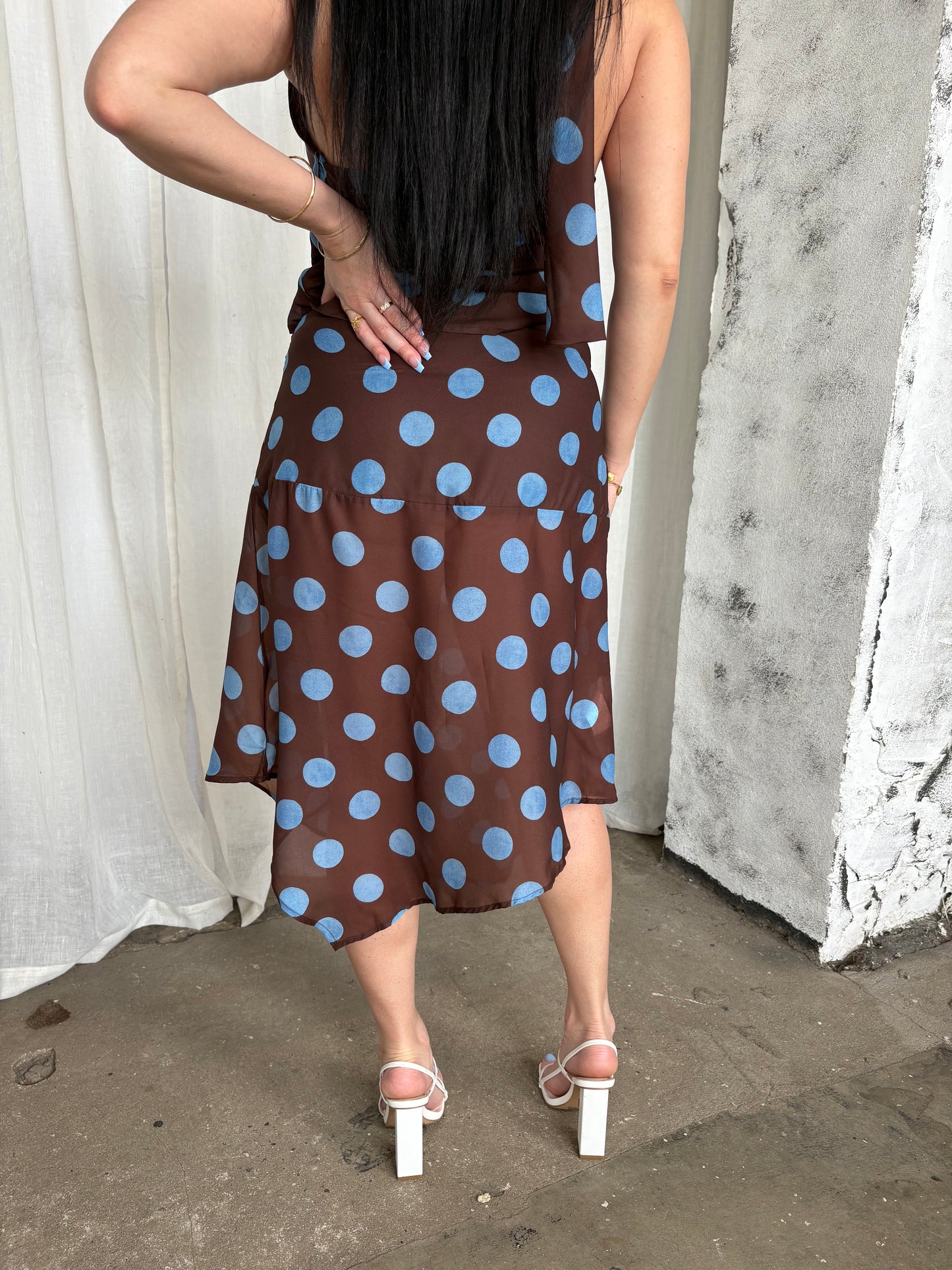 Cocoa Crush Polka Dot Skirt