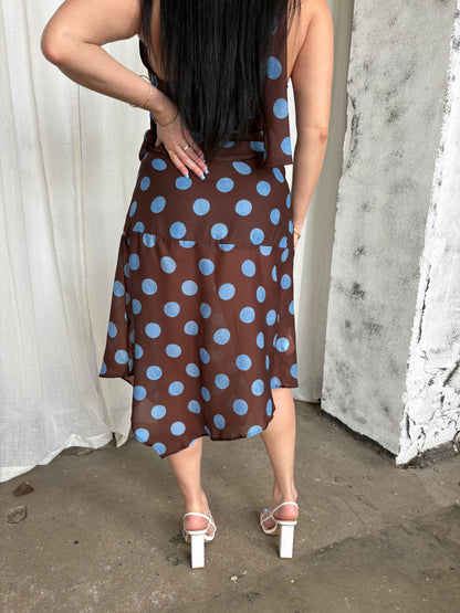 Cocoa Crush Polka Dot Skirt