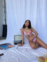 Load image into Gallery viewer, Cabana Babe Patchwork Bikini Set