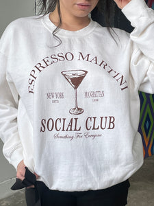 Espresso Martini Social Club Pullover