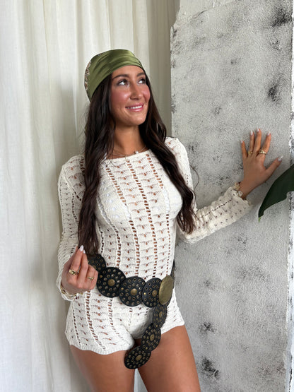 Desert Daze Crochet Romper