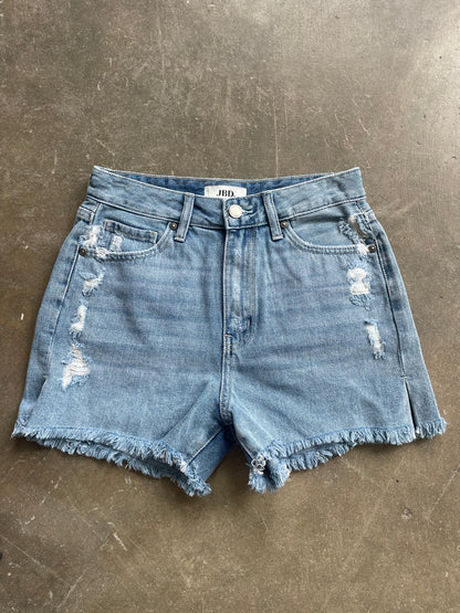 High Waist Denim Shorts