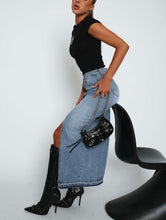 Load image into Gallery viewer, Moxy Denim Maxi Skirt