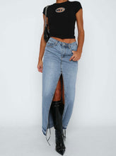 Load image into Gallery viewer, Moxy Denim Maxi Skirt