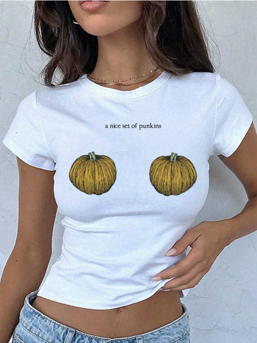 Set Of Punkin's Crop Top