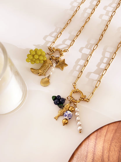 Napa Valley Charm Necklace