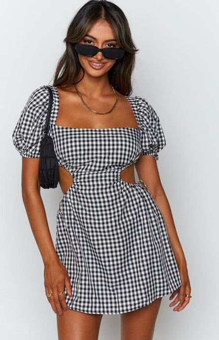 Smooth Talker Cut Out Mini Dress