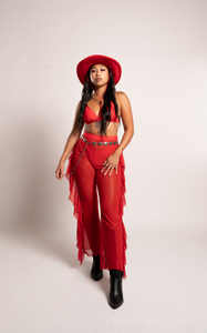 Like A Rodeo 3 Piece Set Red